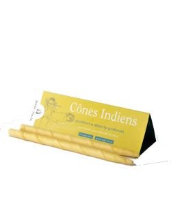 Cônes Indiens - Bougies Hopi BIO, pièce